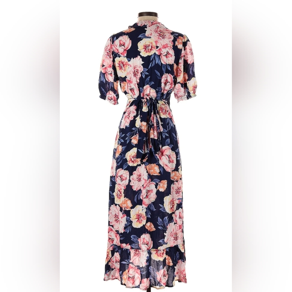Old Navy Ruffled Midi Wrap Dress - Picture 10 of 11